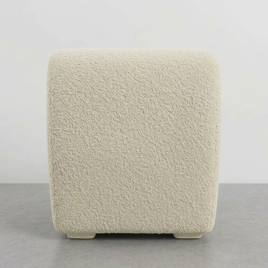The CURVE Bouclé Accent Lounge Chair